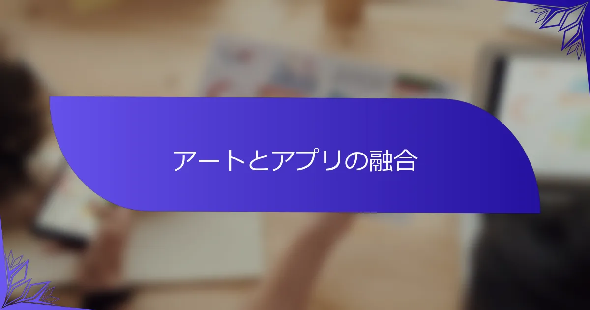 アートとアプリの融合