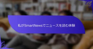 私がSmartNewsでニュースを読む体験