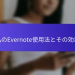 私のEvernote使用法とその効果